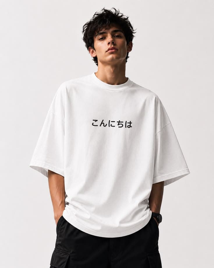 Wings Oversized Tee — front